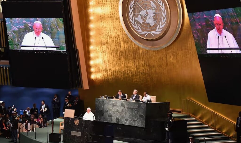 Pope Francis spoke out about environmental issues in his opening address at the 2015 UN Summit in New York