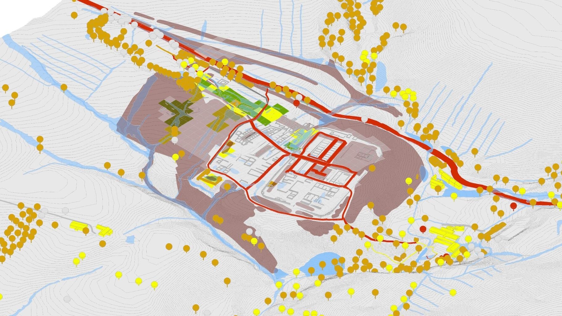Digital twin of Vindolanda Roman Fort